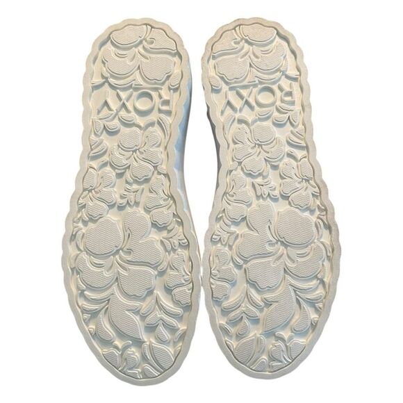 Roxy Sheilahh Slip-On Platform Sneaker Shoe Pink Blue White Tie Dye Stripe 8 - Picture 9 of 11